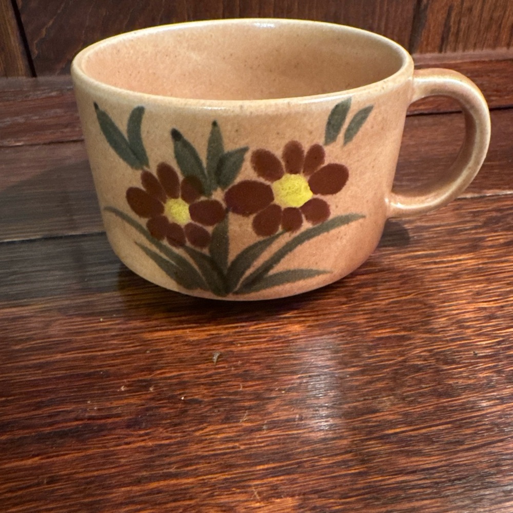 Floral Stoneware Soup Mug MCM